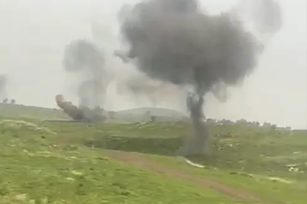 Hezbollah fires 60 rockets at IDF base on Golan Heights; Israel kills senior Hezbollah commander