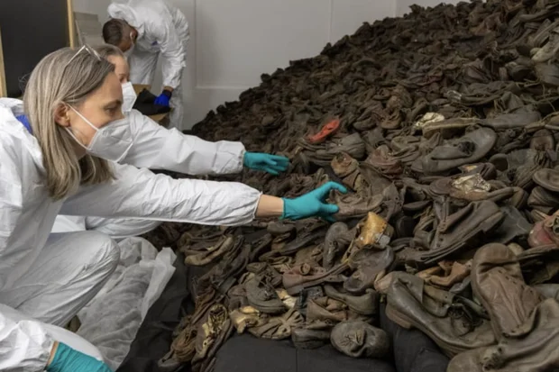 Auschwitz Memorial exhibits over 3,000 restored shoes of murdered Jewish children