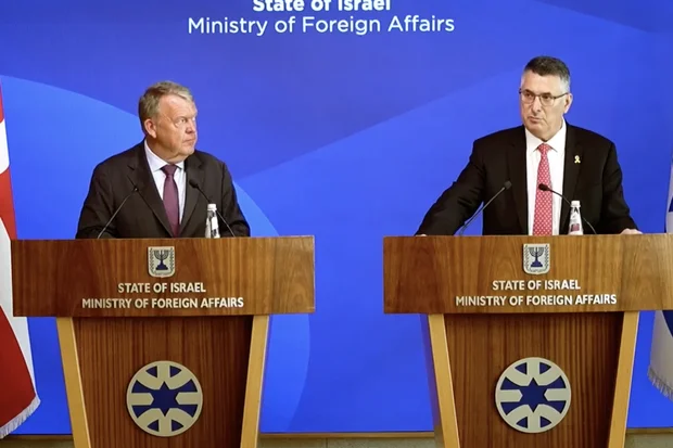 As FM Sa’ar says PA ‘doesn’t deserve a state’, Danish FM Lars Rasmussen says country not yet ready to recognize Palestine