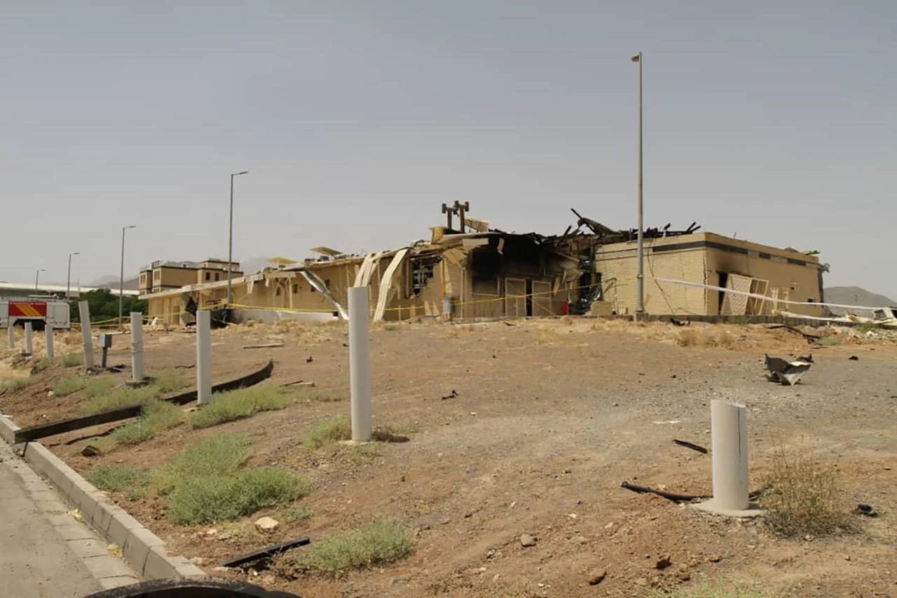 Damaged Natanz nuclear facility (Photo: Atomic Energy Organization of Iran)