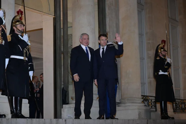 French president hosts Israeli PM Netanyahu, blasts Iran’s nuclear rush