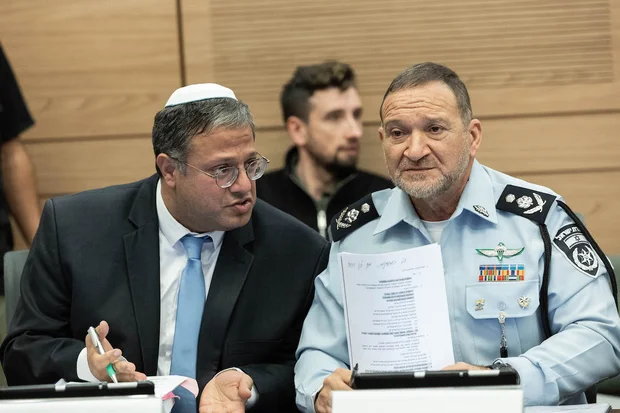 Israel Police chief orders top officers to avoid direct contact with National Security Minister Ben Gvir