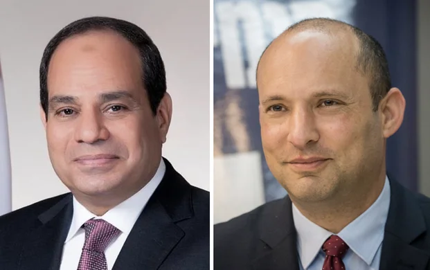 Israeli PM Bennett, Egyptian President el-Sisi hold first phone call, agree to meet soon