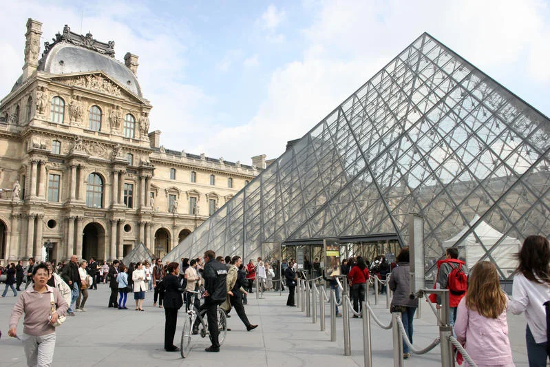 The Louvre museum in Paris.The Louvre museum first opened to the public in 1793 and it is the world's largest museumis and one of the largest palaces in the world. September 22 2008. photo by Liron Almog/ Flash90.