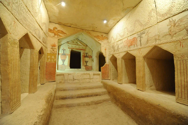 The Bet Guvrin-Maresha caves located near the city of Beit Shemesh on April 3, 2016. The network of man-made caves excavated underground over 2,000 years ago was declared a World Heritage Site by the UNESCO World Heritage Committee on 22 June 2014. Photo by Mendy Hechtman/Flash90