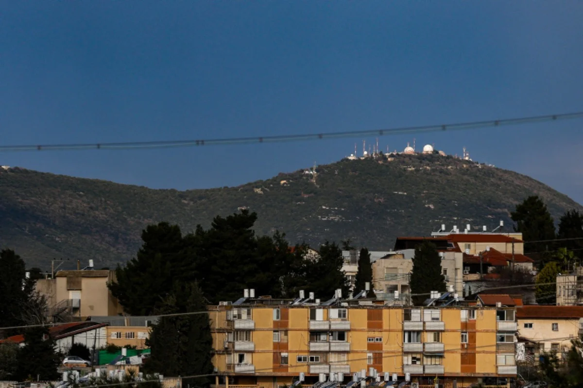 View of the military base in Meron, northern Israel, February 27, 2024 (Photo: David Cohen/Flash90).