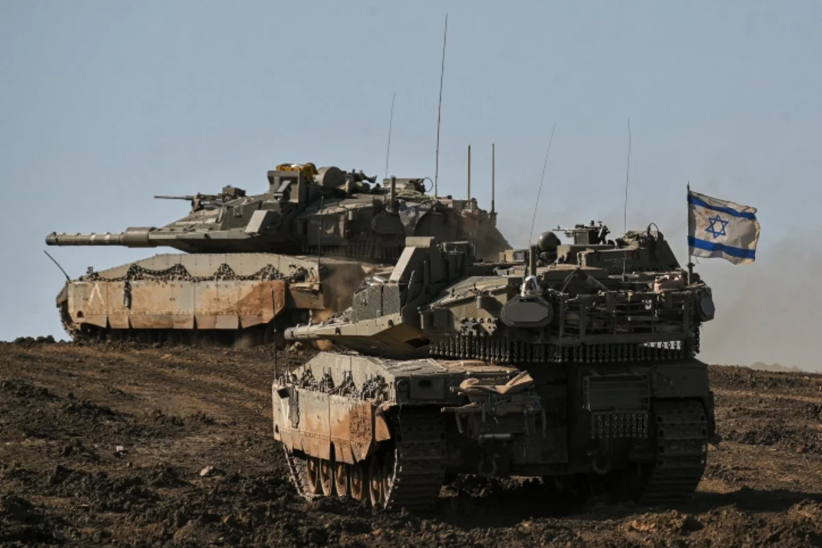 IDF Merkava Tanks, on April 1, 2024 (Photo: Michael Giladi/ Flash90).