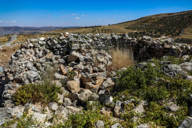 View of an archaeological site where archaeologists claim to be the 