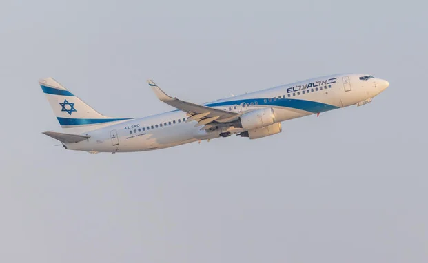 An El Al flight takes off at the Ben Gurion International Airport, outside of Tel Aviv, August 14, 2025. Photo by Yossi Aloni/Flash90