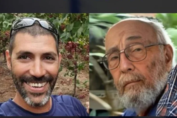 Aryeh (85), one of the oldest hostages kidnapped on 10/7, was killed in captivity. Tamir (38) was murdered while defending his family and neighbors from terrorists during the massacre, October 22 2025. Photo: (Photo used under section 27A of the copyright law).