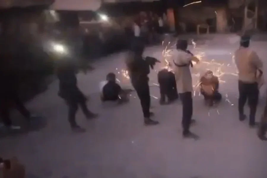 Hamas militants execute opponents in the streets of the Gaza Strip (Photo: Screenshot)