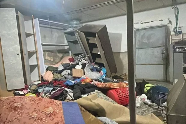 A Palestinian home after a Jewish settler attack in the village of Jinba, Masafer Yatta. Photo: From social media, used under Section 27A of the Copyright Law.