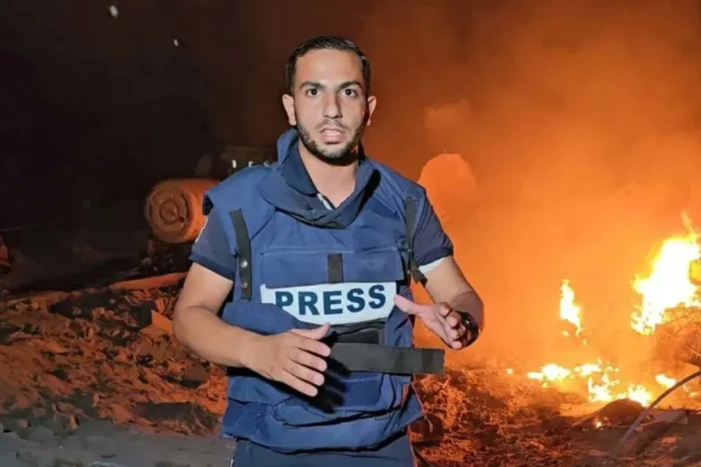Al Jazeera journalist Anas Al Sharif, August 10, 2025. Photo: (Photo used under section 27A of the copyright law).
