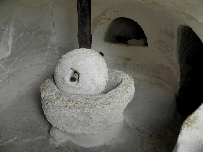 Underground Oil Press, Beit Guvrin. February 2016 Photo copyright: Talia Good