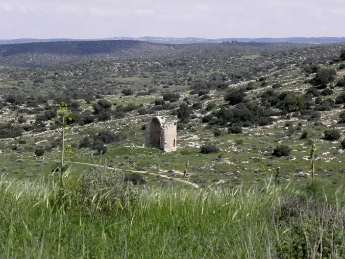 Remains of Byzantine Era St Anne’s Church, Beit Guvrin, March 2014 Photo copyright: Talia Good