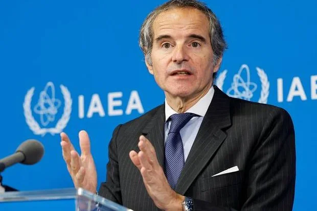 The head of the International Atomic Energy Agency (IAEA), Rafael Grossi. June 29, 2025. Photo: Iran International English X