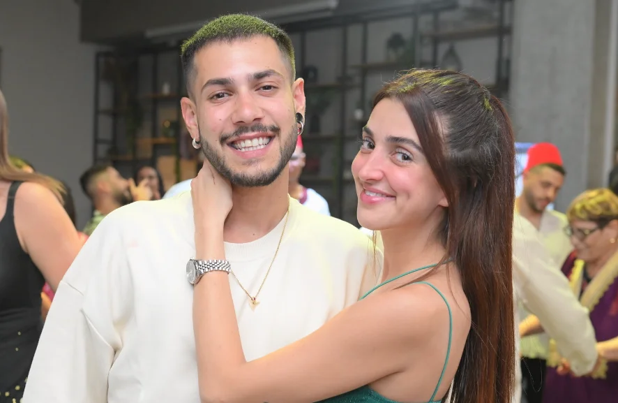 Eliya Cohen with his girlfriend (Photo: Screenshot from social media, used under section 27A of the copyright law)