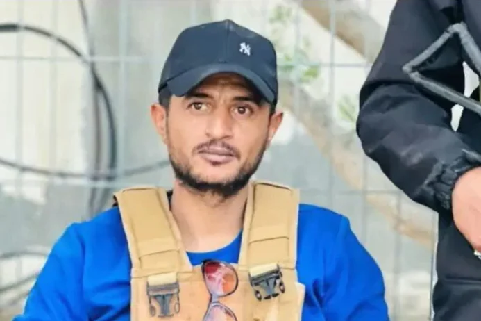 Gazan militia leader Yasir Abu Shabab, June 8 2025. Photo: Screenshot Center for Peace Communications X