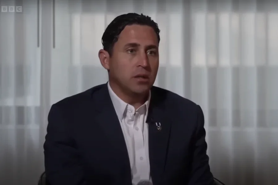 Anthony Aguilar in a BBC interview (Photo: Screenshot)