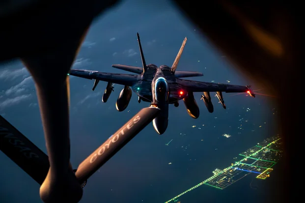 U.S. Air Force refueling plane. Photo: x.com/CENTCOM