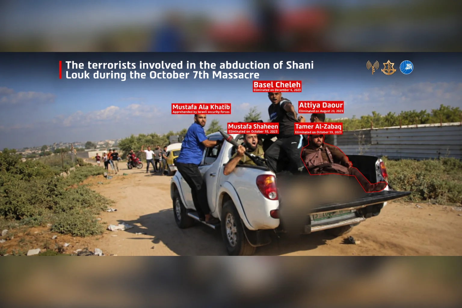 IDF kills Hamas terrorists involved in abduction of German-Israeli Shani Louk on Oct 7