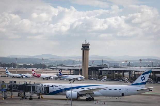 An El Al aircraft is seen at Ben-Gurion International Airport near Tel Aviv, February 25, 2026. (Photo: Chaim Goldberg/Flash90)
