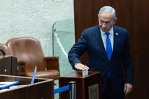 Israeli Prime Minister Benjamin Netanyahu attends the State Comptroller elections