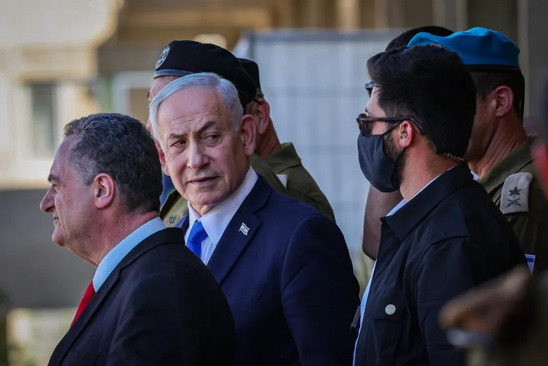 Israeli Prime Minister Benjamin Netanyahu, Defense Minister Israel Katz, and IDF Chief of Staff Lt. Gen. Eyal Zamir