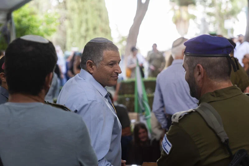 Shin Bet chief David Zini visits Mount Herzl Military Cemetery in Jerusalem