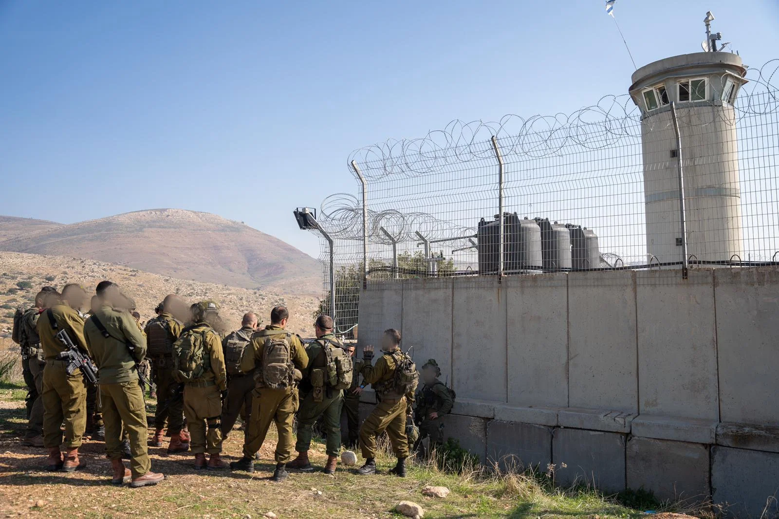 IDF soldiers at the scene of the Tayasir incident in the Jordan Valley, 04.02.2025. Photo: IDF