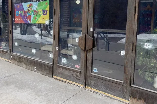 Shooting attack at a Toronto synagogue (Photo: Social media)
