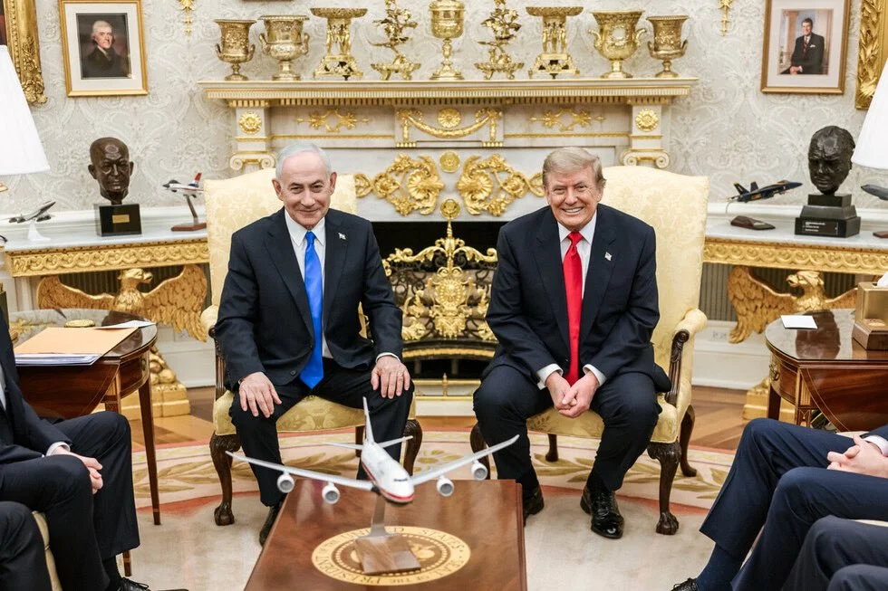 U.S. President Donald Trump and Israeli Prime Minister Benjamin Netanyahu at White House, Washington, DC
