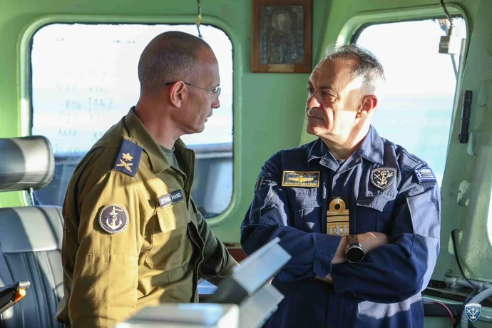 Israeli Navy and Hellenic Navy conduct a joint exercise in the Mediterranean Sea, Oct. 24, 2026