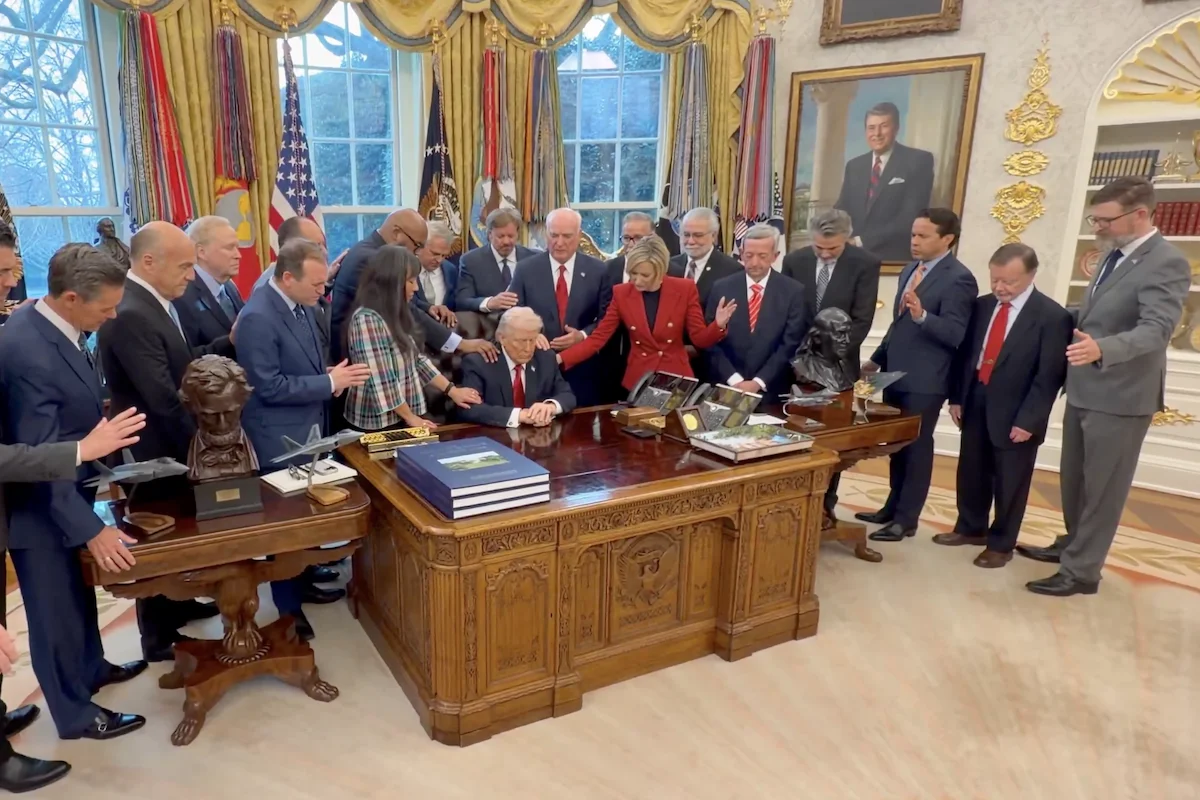 Christian leaders praying for US President Donald Trump