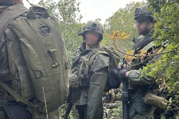 Sgt. L in Lebanon (Photo: IDF)