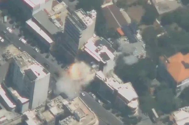 Explosion in Dahieh, Beirut, Lebanon, June 13, 2026 Photo: IAF screenshot