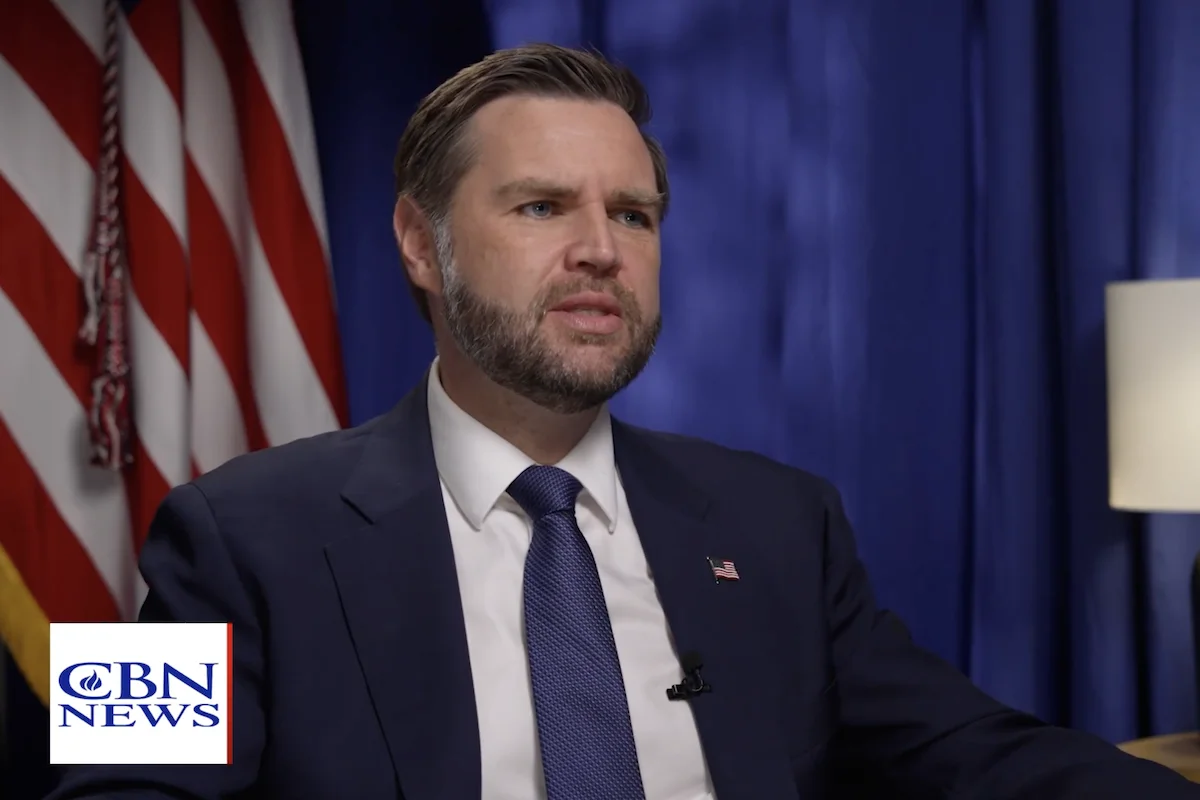 U.S. Vice President JD Vance in an interview with CBN News