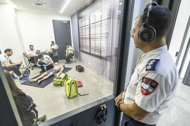 Training rooms at Magen David Adom’s paramedic training school in Ramla (Photo: Magen David Adom)