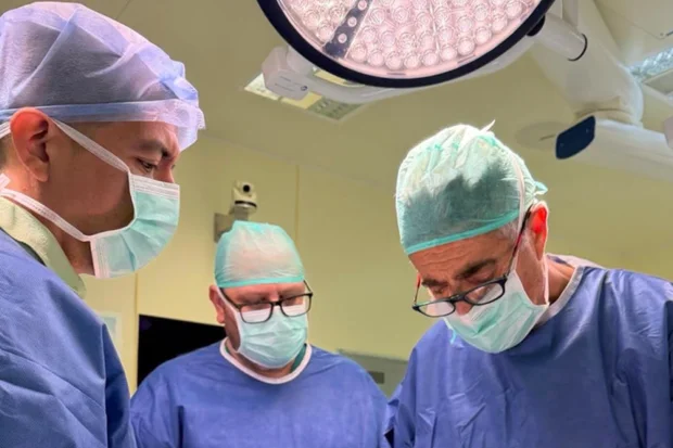 Doctors research a new treatment for recurrent aggressive brain tumors using alpha radiation at Hadassah Medical Center in Jerusalem, August 2026. (Photo: Hadassah)