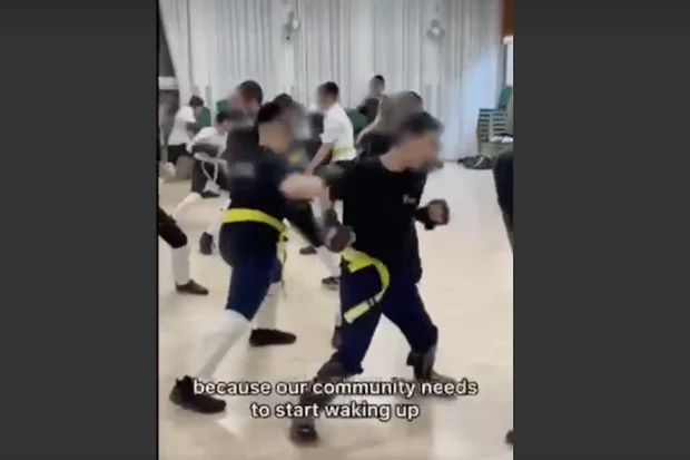 Ultra-Orthodox boys learn Krav Maga (Photo: Screenshot)