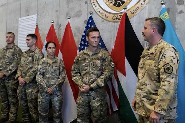 Soldiers from Kosovo visit a military base in southern Israel as they prepare to join the Board of Peace's International Stabilization Force (ISF) for Gaza, July 12, 2026. (Photo: Board of Peace)