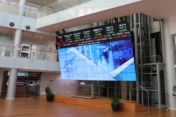 Tel Aviv Stock Exchange building in Tel Aviv, Israel. Photo: Shutterstock