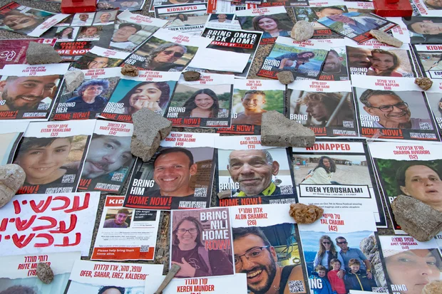 Photo of Israeli missing people and hostages in Gaza. Photo: Shutterstock