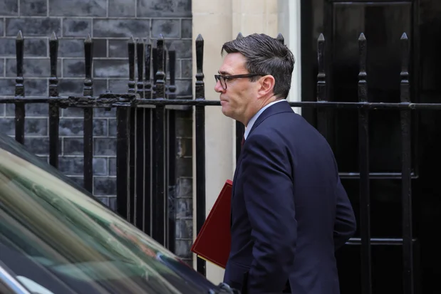 British Prime Minister Andy Burnham leaves No 10 Downing Street to attend the weekly PMQ Prime Minister Questions at Parliament. London, United Kingdom, September 9, 2026 Photo: Shutterstock