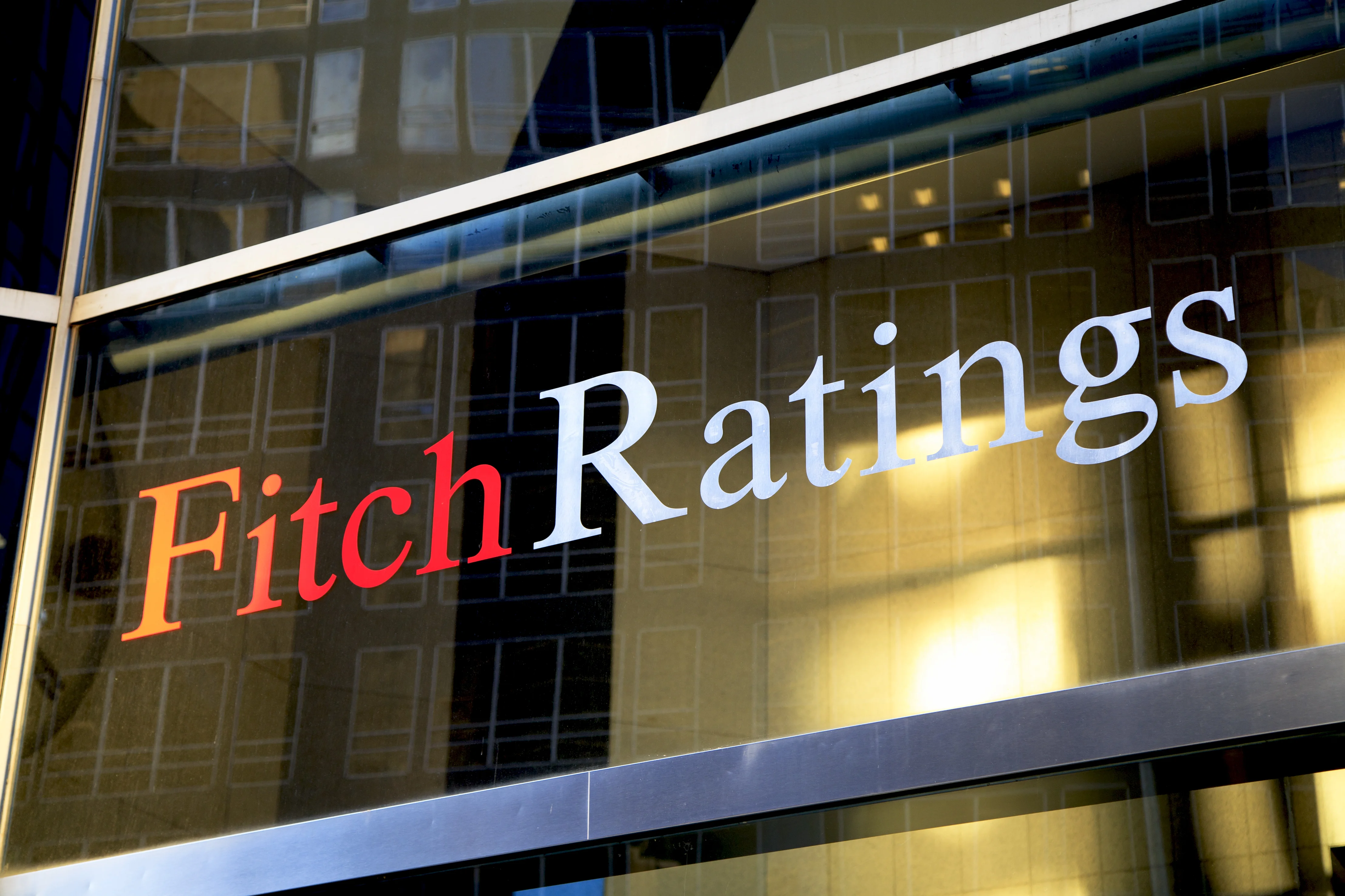 Fitch Ratings logo displayed on the company's office in Lower Manhattan, New York City, on June 24, 2016. Photo: Shutterstock