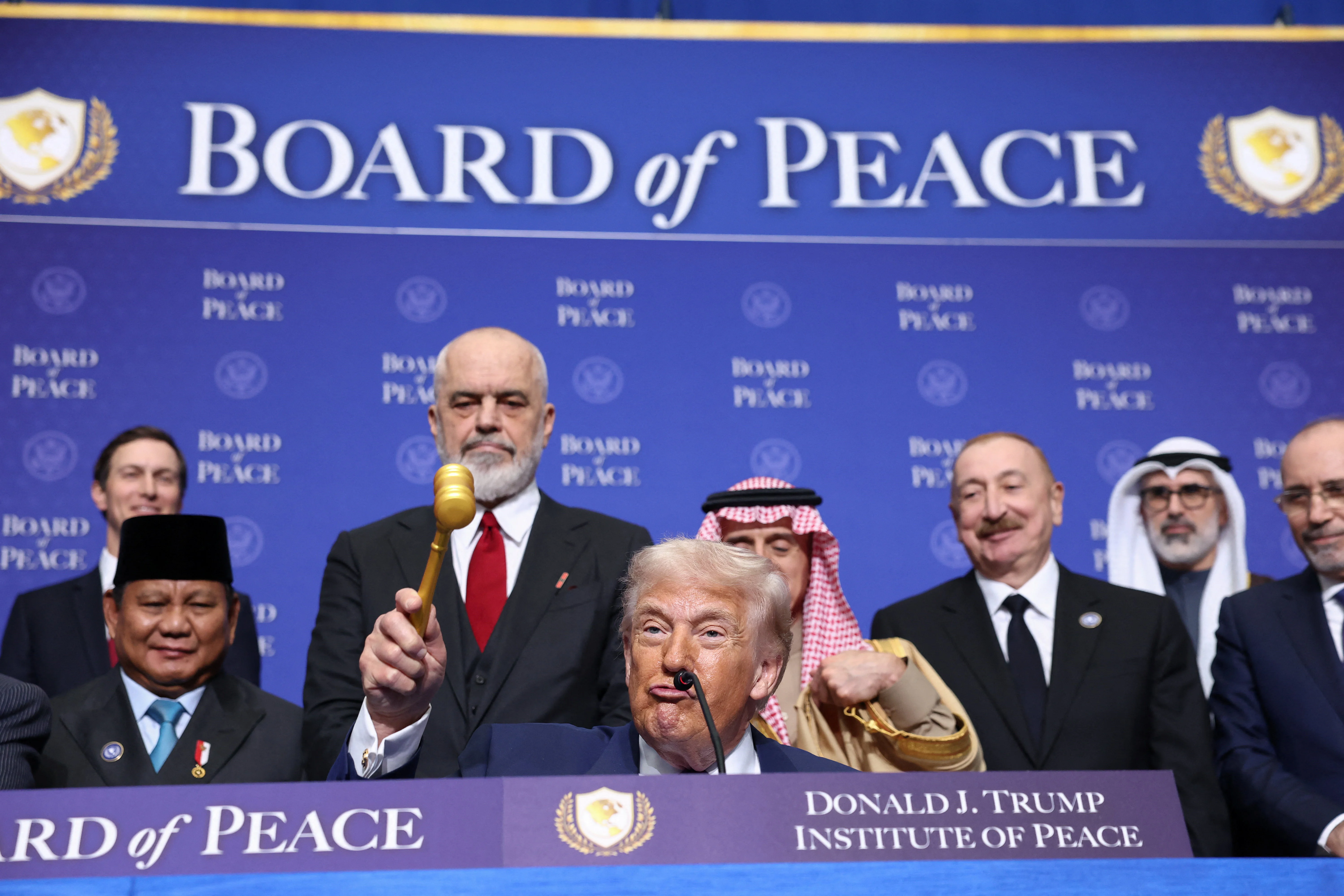 Trump - Inaugural Board of Peace Meeting