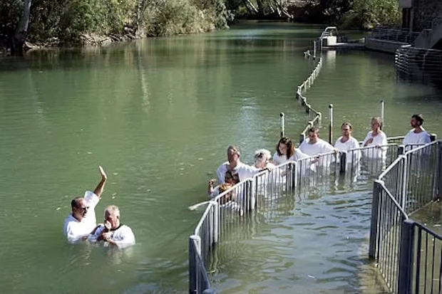 The baptismal site at the Jordan River (Photo: Moshe Milner/GPO)