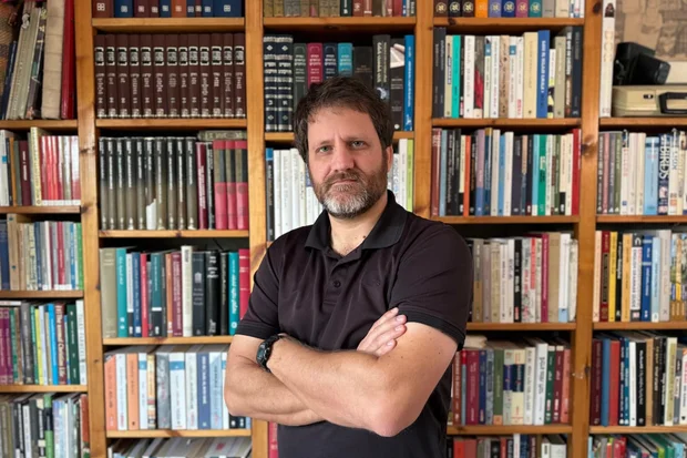 Yair Frank, project manager of the Israel Bible Society – Photo: Renana Frank